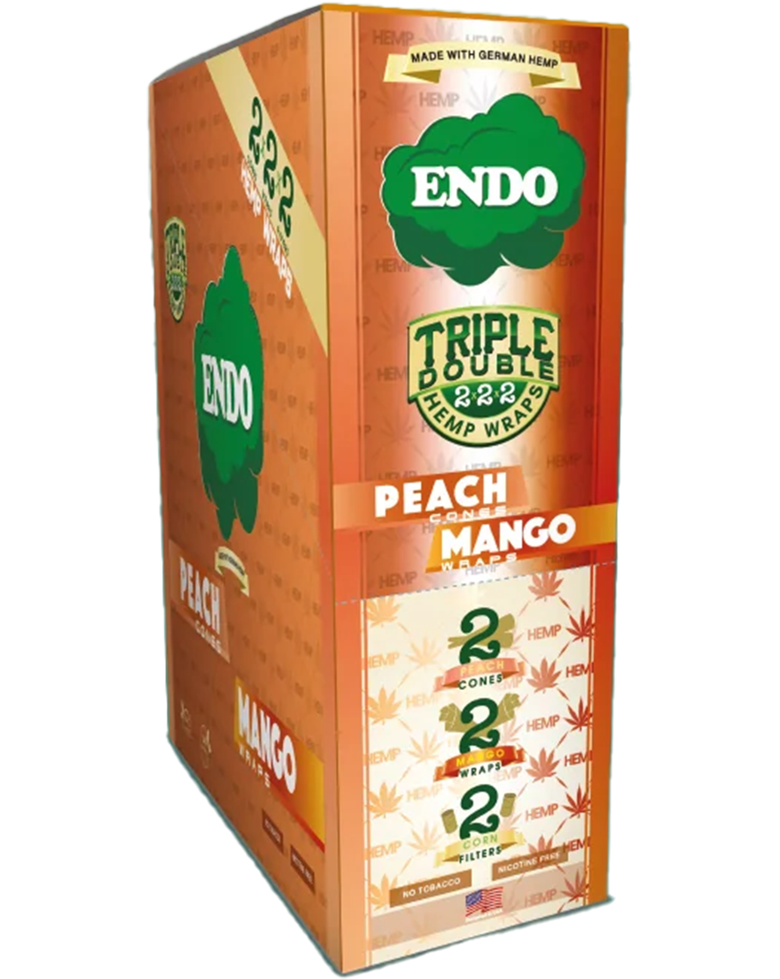 Peach cones Mango Wraps