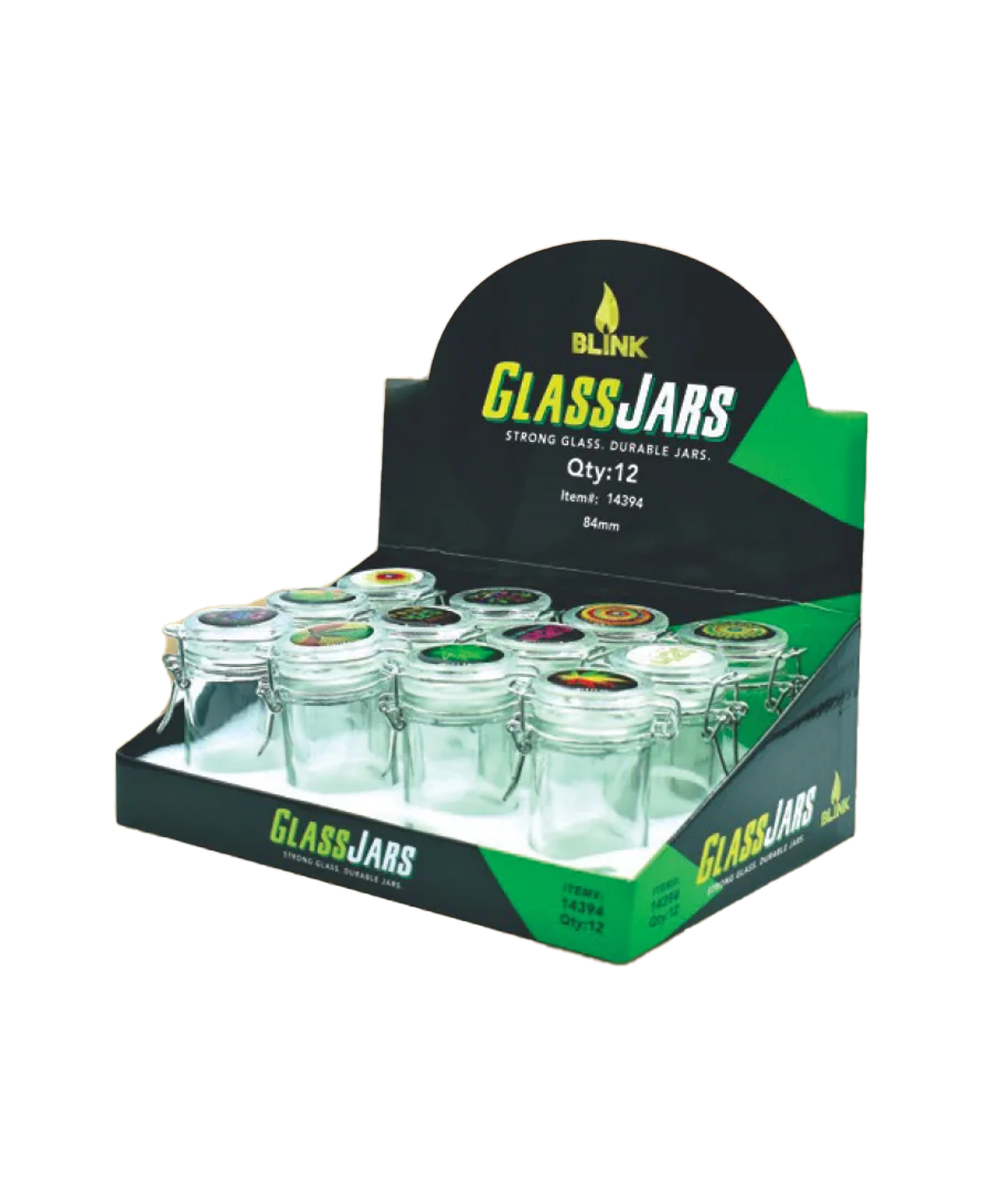 Air Tight Glass Jars w/ Latch Top - 4G