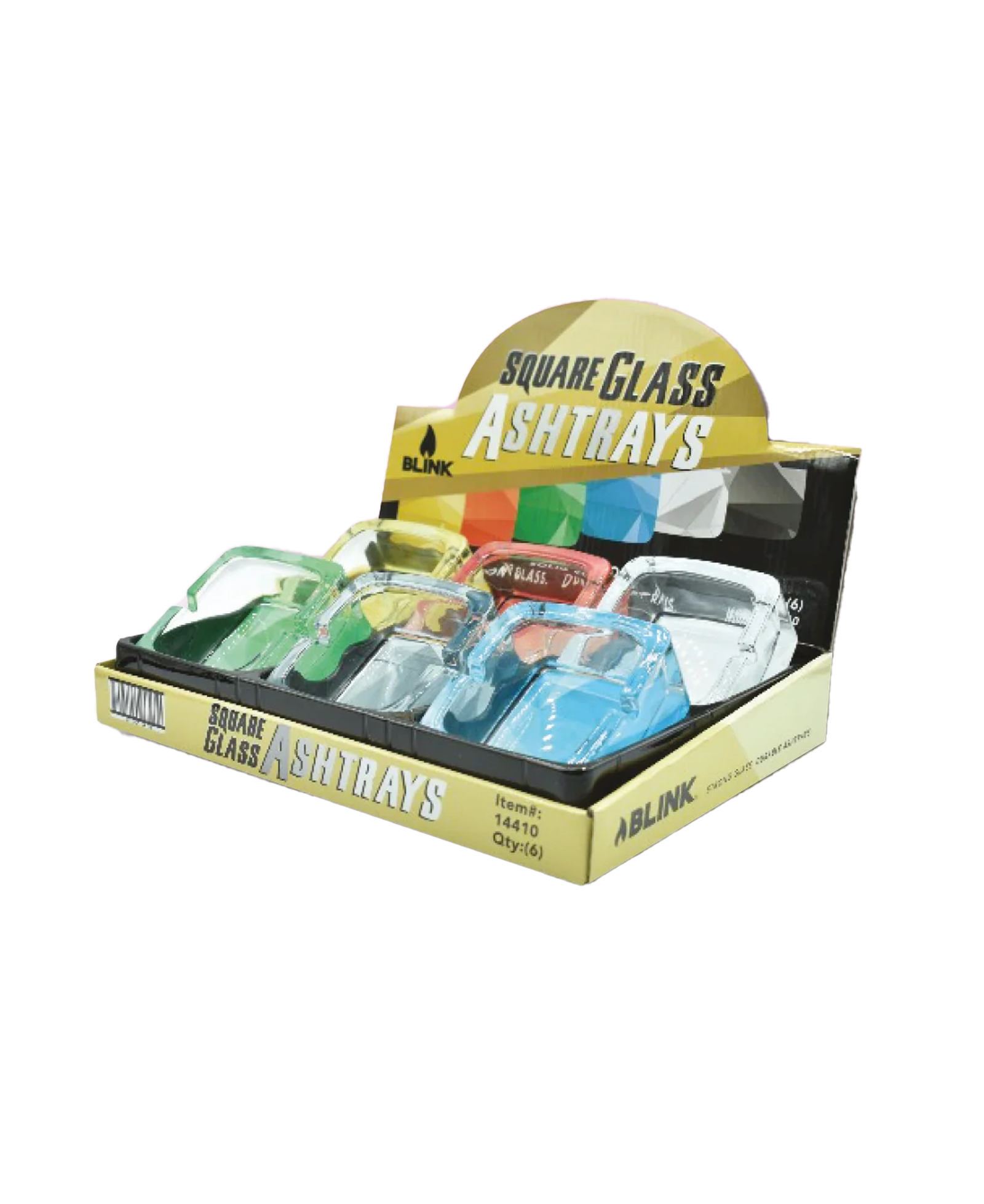 Square Glass Ashtray