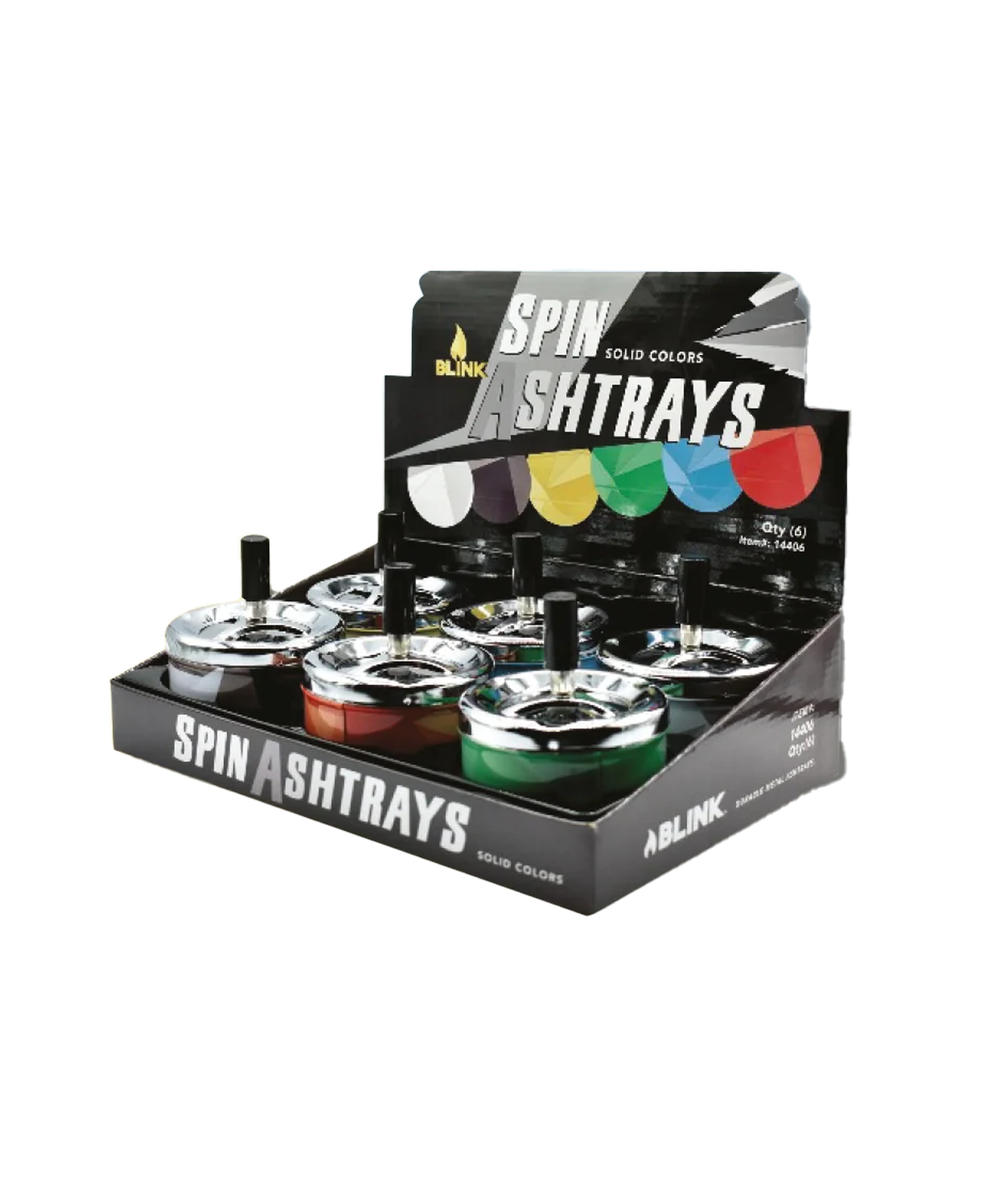 Spin Away Ashtray - Solid Colors