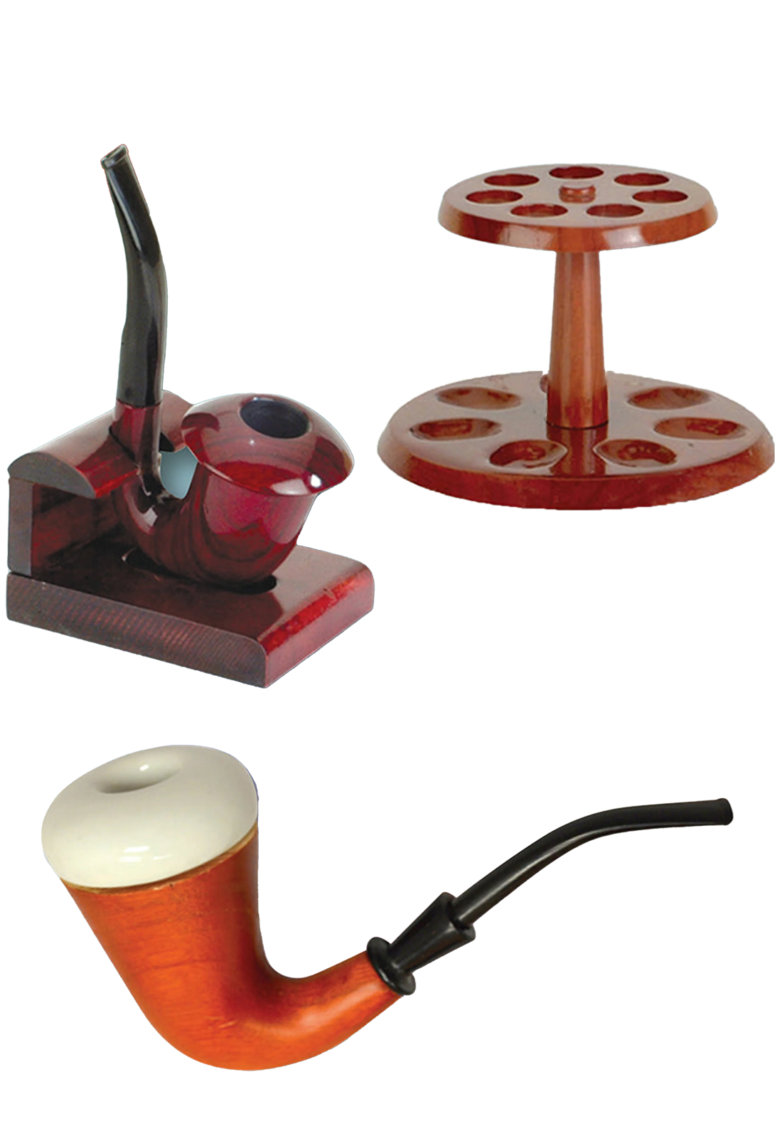 Wood Pipes and Pipe Stand